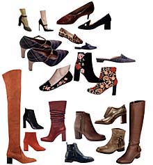 shoes, slides, boots